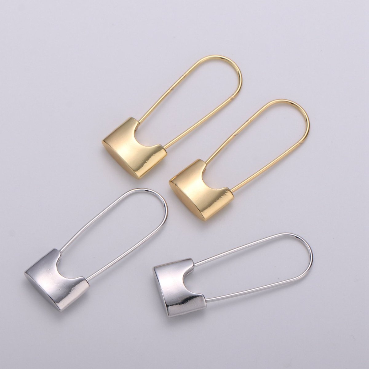 Padlock Earrings, Lock Pendant Earring, Lock Hoop Earring, Lovers Lock Hoops, Padlock Hoops, Gold Lock Earrings, Lock Earrings Silver K-864 K-865 - DLUXCA