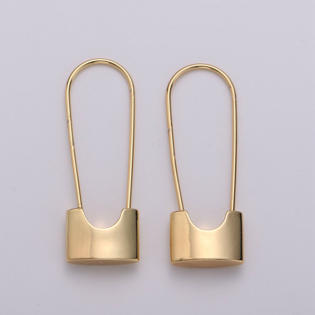Padlock Earrings, Lock Pendant Earring, Lock Hoop Earring, Lovers Lock Hoops, Padlock Hoops, Gold Lock Earrings, Lock Earrings Silver K-864 K-865 - DLUXCA