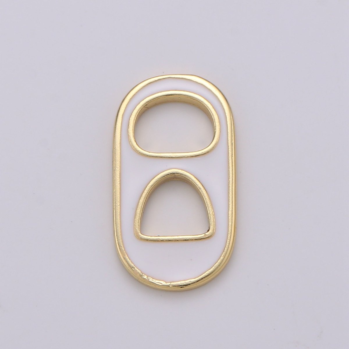 Pastel Color Enamel Soda Tab Charm Gold Soda Pull-tab Pendant Charm For Earring Bracelet Necklace Jewelry Making Supplies C-781~C-790 - DLUXCA