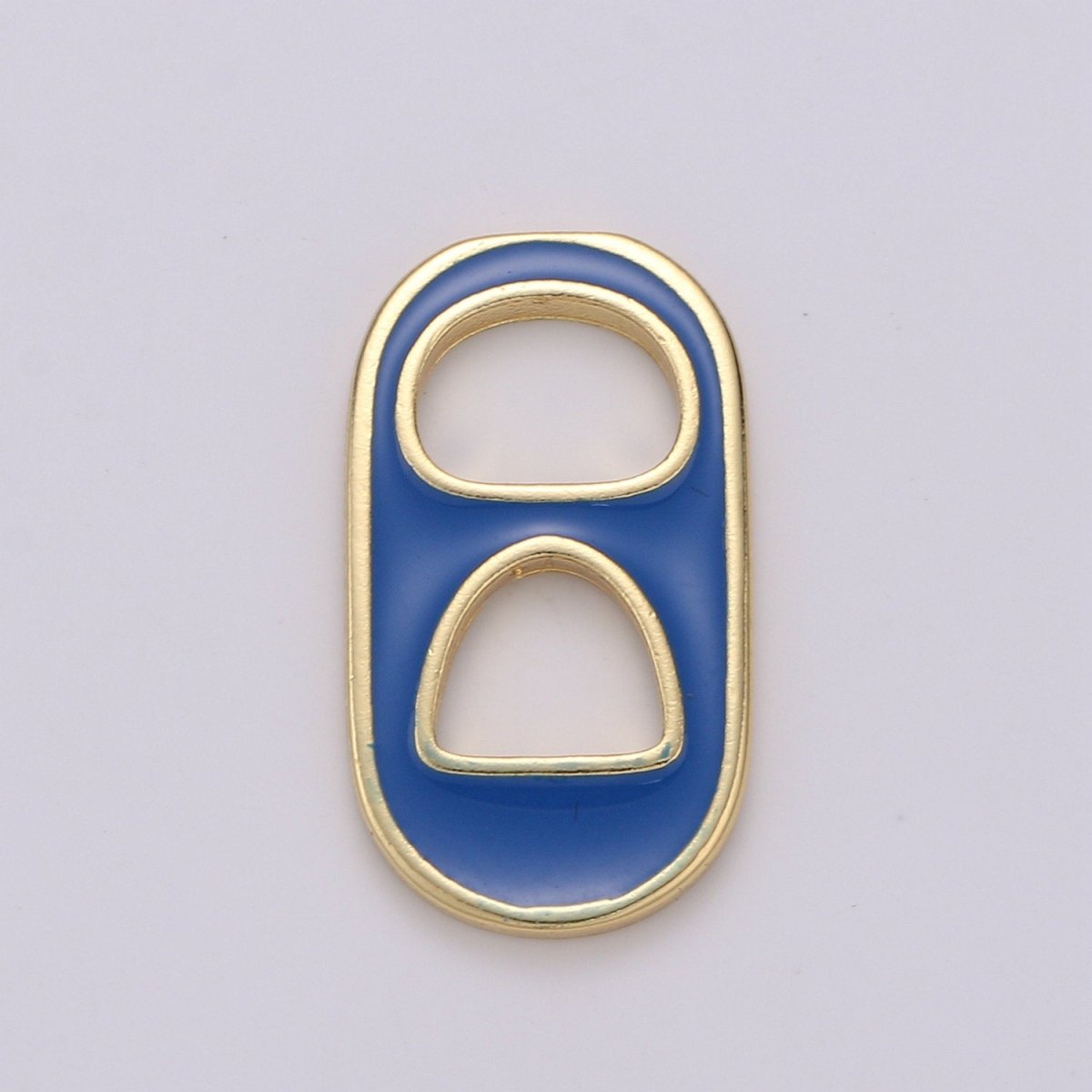 Pastel Color Enamel Soda Tab Charm Gold Soda Pull-tab Pendant Charm For Earring Bracelet Necklace Jewelry Making Supplies C-781~C-790 - DLUXCA