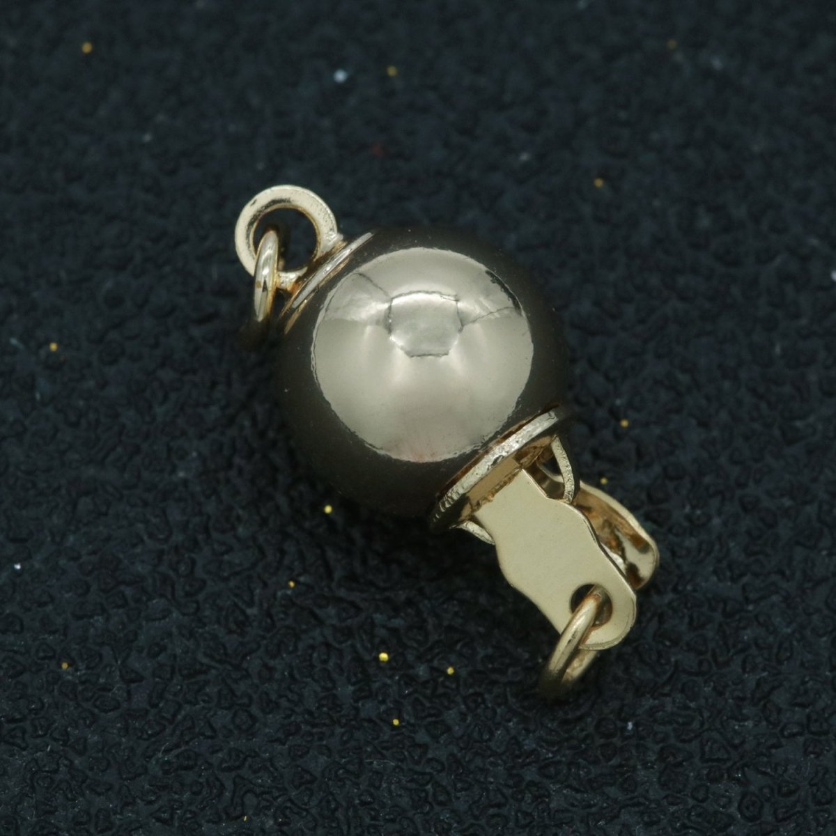 Pinch Clasp Round Ball Bead Clasp for bracelet necklace component L-517 - DLUXCA