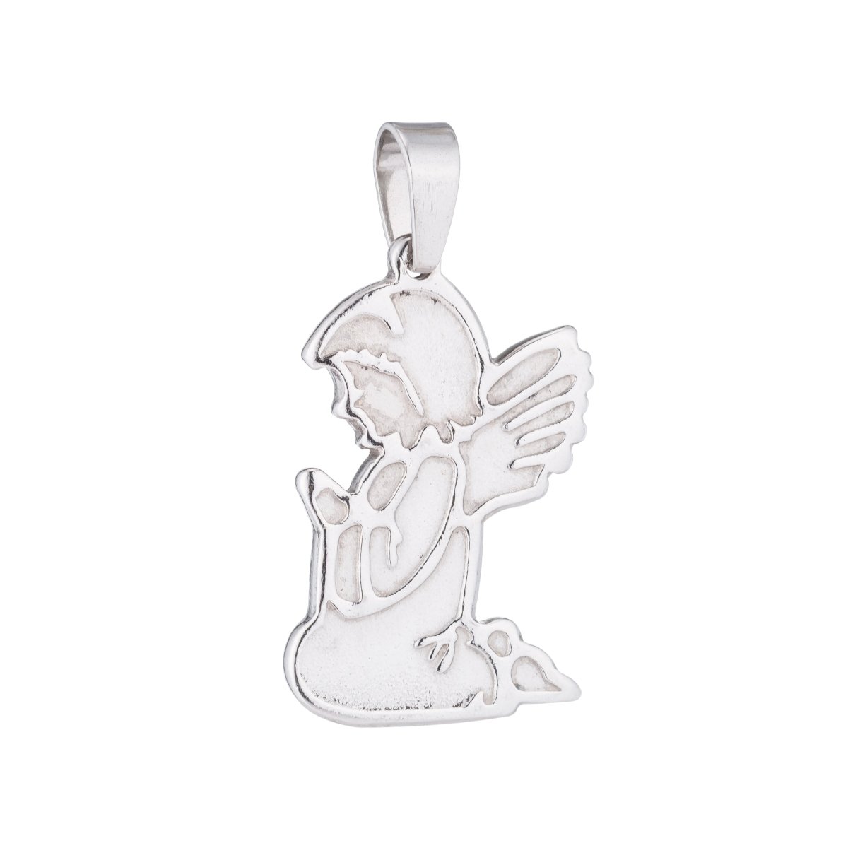 Praying Angel, Guardian Angel, Pray daughter, Protection, Heaven Necklace Pendant Charm Bead Bails Findings for Jewelry Making J-515 - DLUXCA