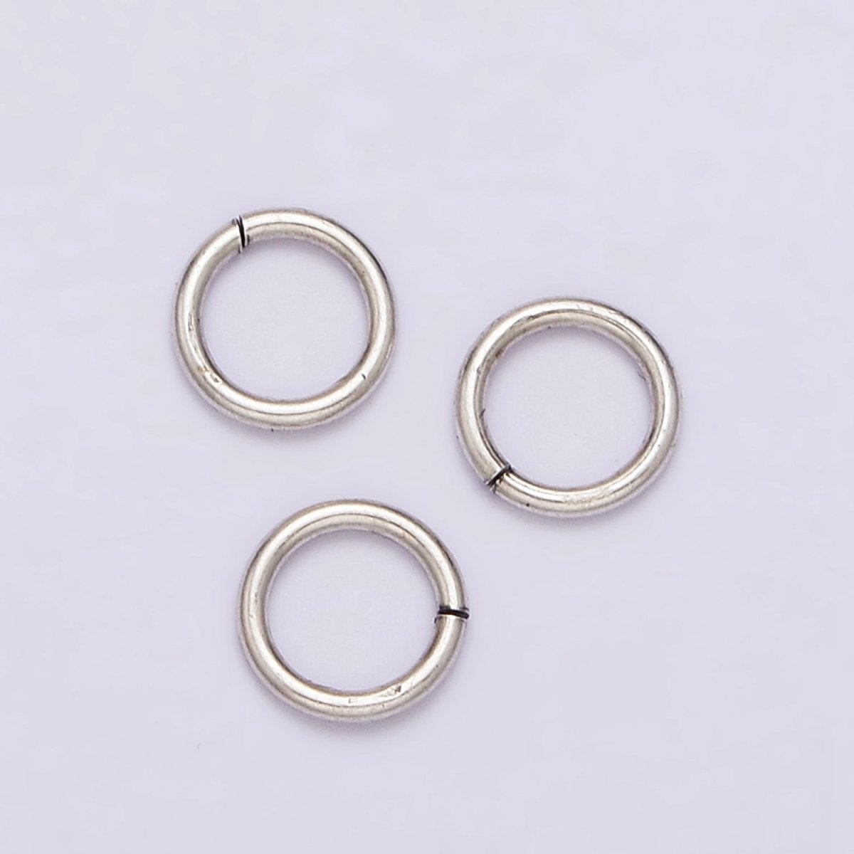 S925 Sterling Silver Open Jump Rings 3mm, 4mm, 5mm, 6mm SL-348 SL-349 SL-350 SL-351 SL-352 - DLUXCA