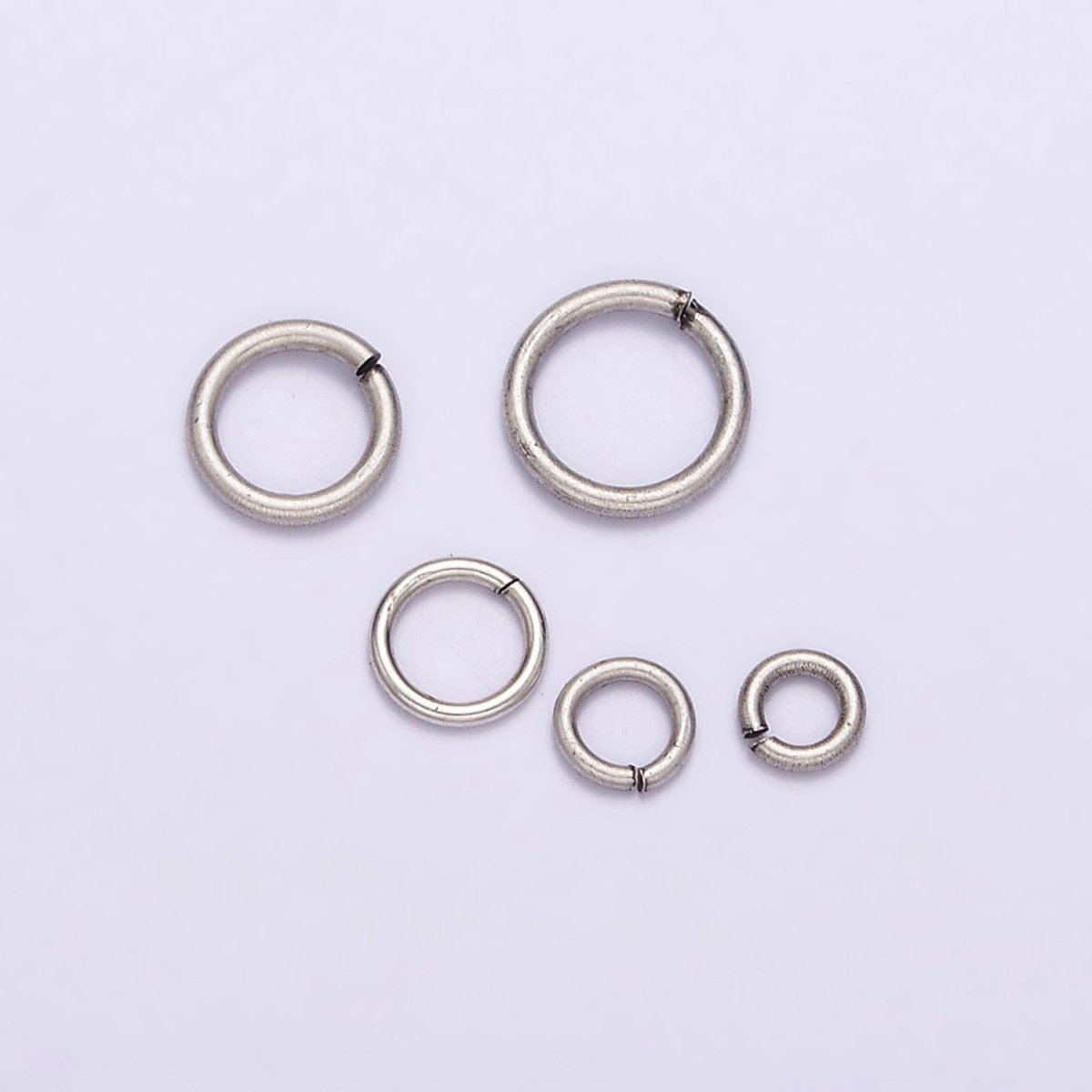 S925 Sterling Silver Open Jump Rings 3mm, 4mm, 5mm, 6mm SL-348 SL-349 SL-350 SL-351 SL-352 - DLUXCA