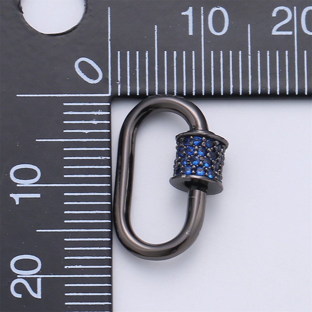 Screw Lock Oval #6 Black K-131 - DLUXCA