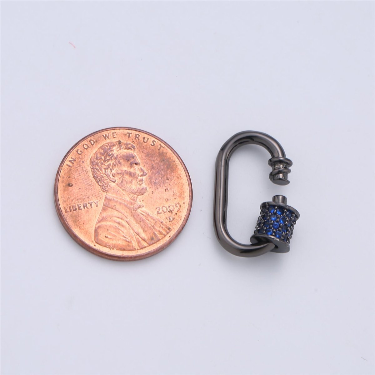 Screw Lock Oval #6 Black K-131 - DLUXCA