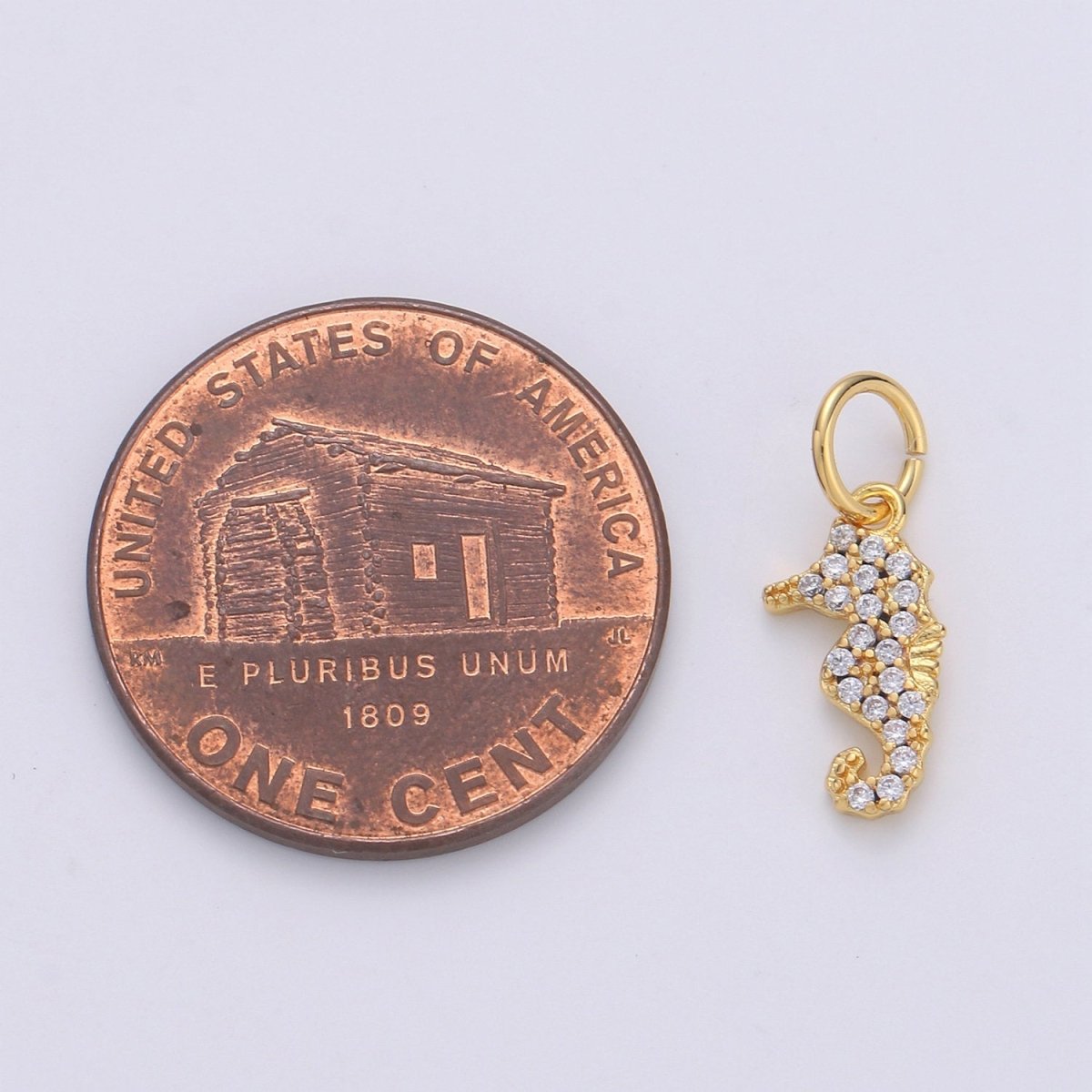 Seahorse 24K Gold Filled Tiny Charms, Gold Filled Seahorse Charm, Gold Seahorse, Silver Sea horse charm Under the sea Jewelry Inspired D-551 D-552 D-698 D-699 - DLUXCA