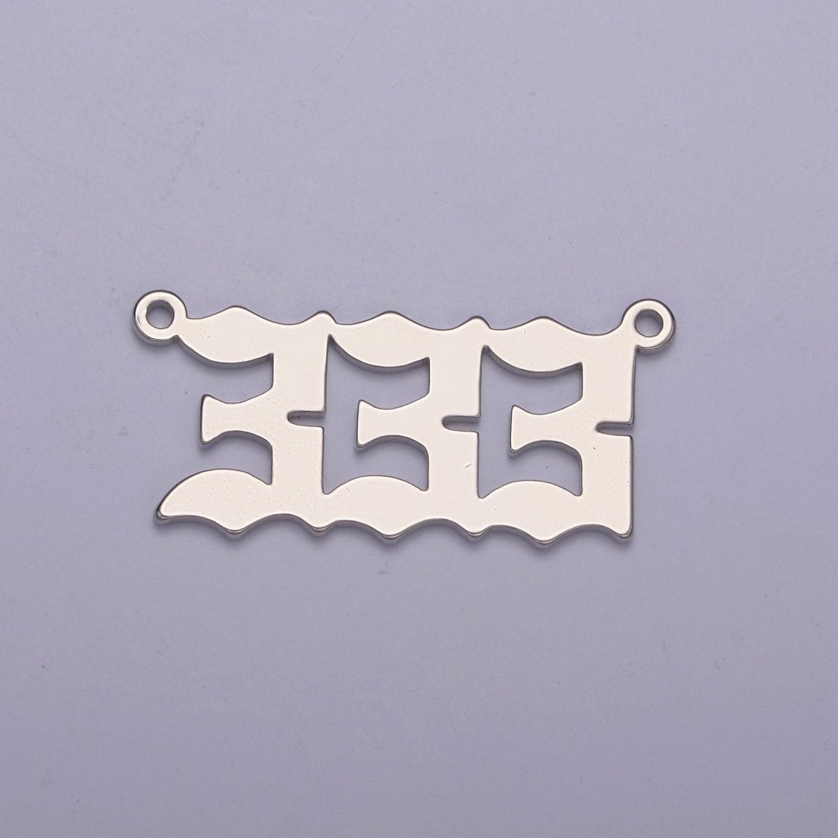 Silver Angel Number Charm Connector Lucky Number for Necklace Bracelet Component F-330 F-341 F-342 F-345 F-369 F-370 F373 F-401 F-411 - DLUXCA
