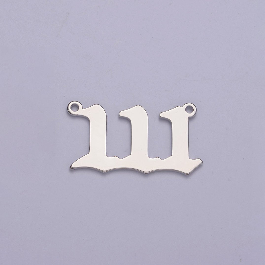 Silver Angel Number Charm Connector Lucky Number for Necklace Bracelet Component F-330 F-341 F-342 F-345 F-369 F-370 F373 F-401 F-411 - DLUXCA