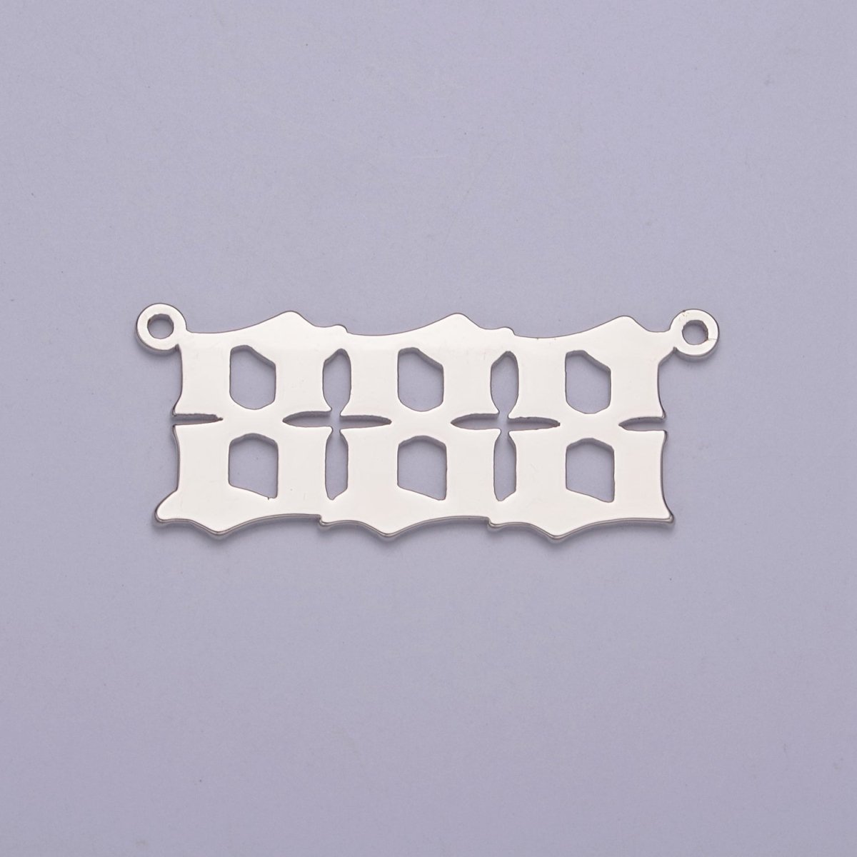 Silver Angel Number Charm Connector Lucky Number for Necklace Bracelet Component F-330 F-341 F-342 F-345 F-369 F-370 F373 F-401 F-411 - DLUXCA