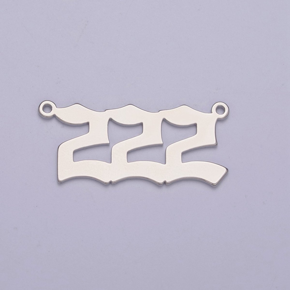 Silver Angel Number Charm Connector Lucky Number for Necklace Bracelet Component F-330 F-341 F-342 F-345 F-369 F-370 F373 F-401 F-411 - DLUXCA