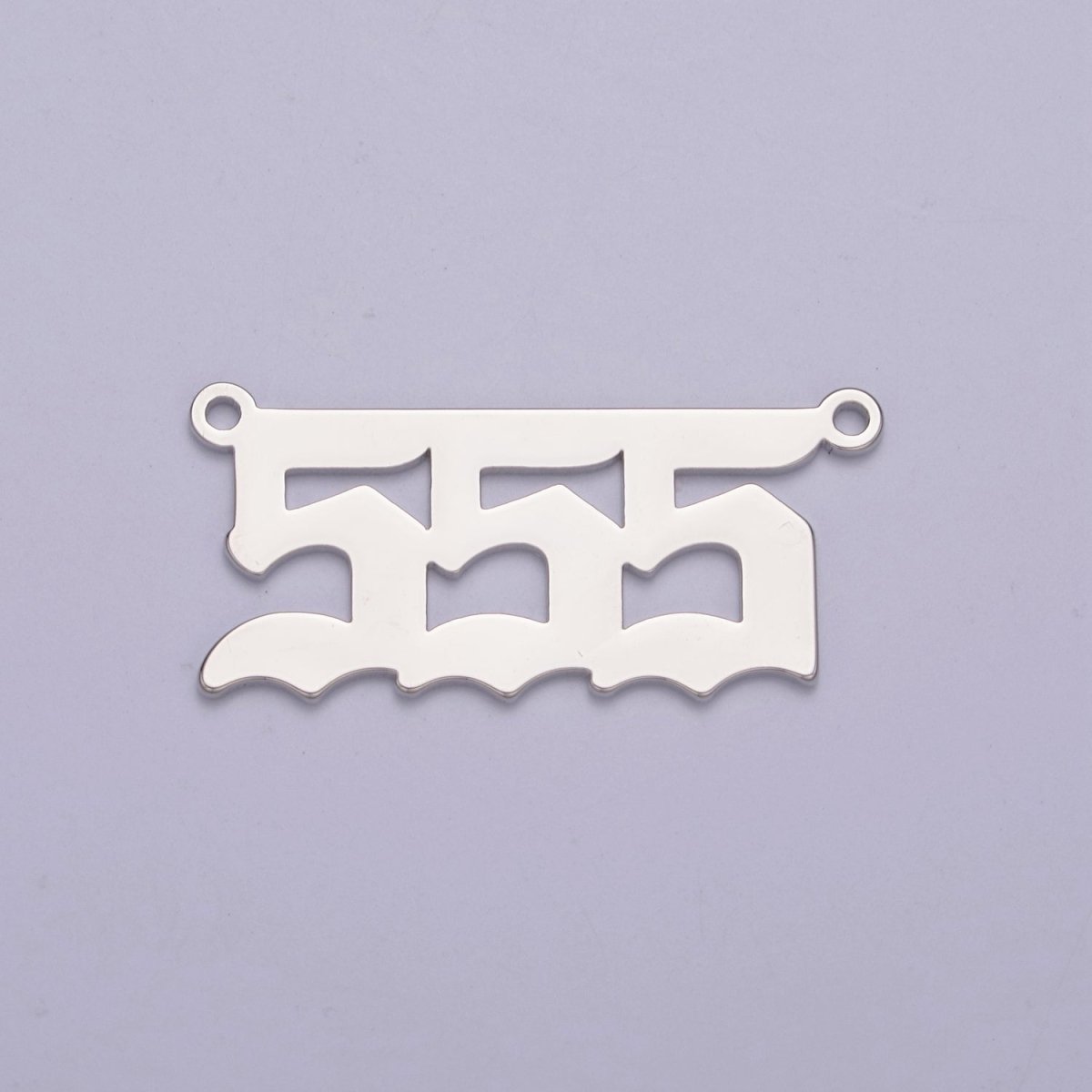 Silver Angel Number Charm Connector Lucky Number for Necklace Bracelet Component F-330 F-341 F-342 F-345 F-369 F-370 F373 F-401 F-411 - DLUXCA
