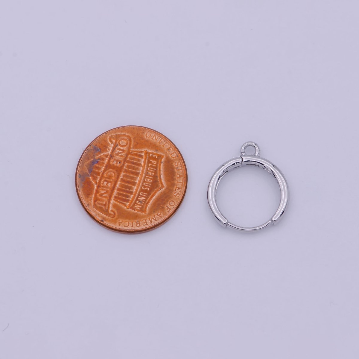 Silver Earring Findings, plain Leverback Findings 13.9x15.9mm L-642 - DLUXCA