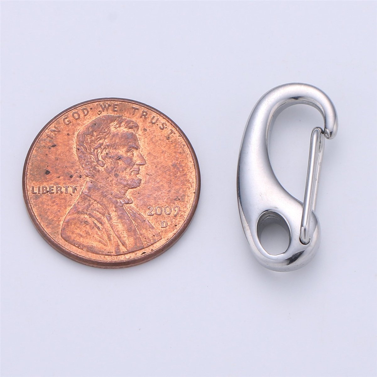 Silver Gold Filled Safety Pin Beads K-170 - DLUXCA