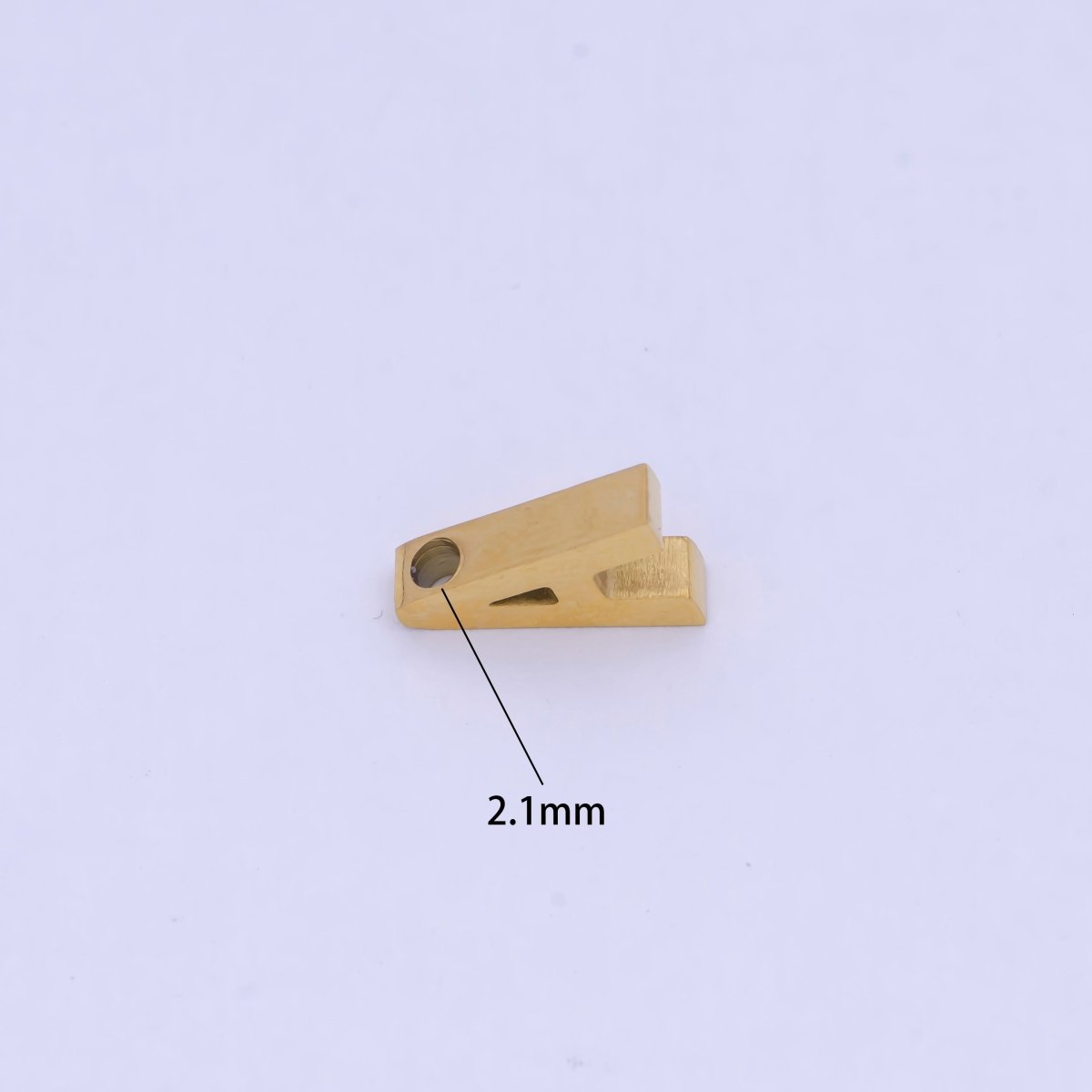 Silver Initial Alphabet Bead Charm For DIY Necklace Making, W-783~W-808 - DLUXCA