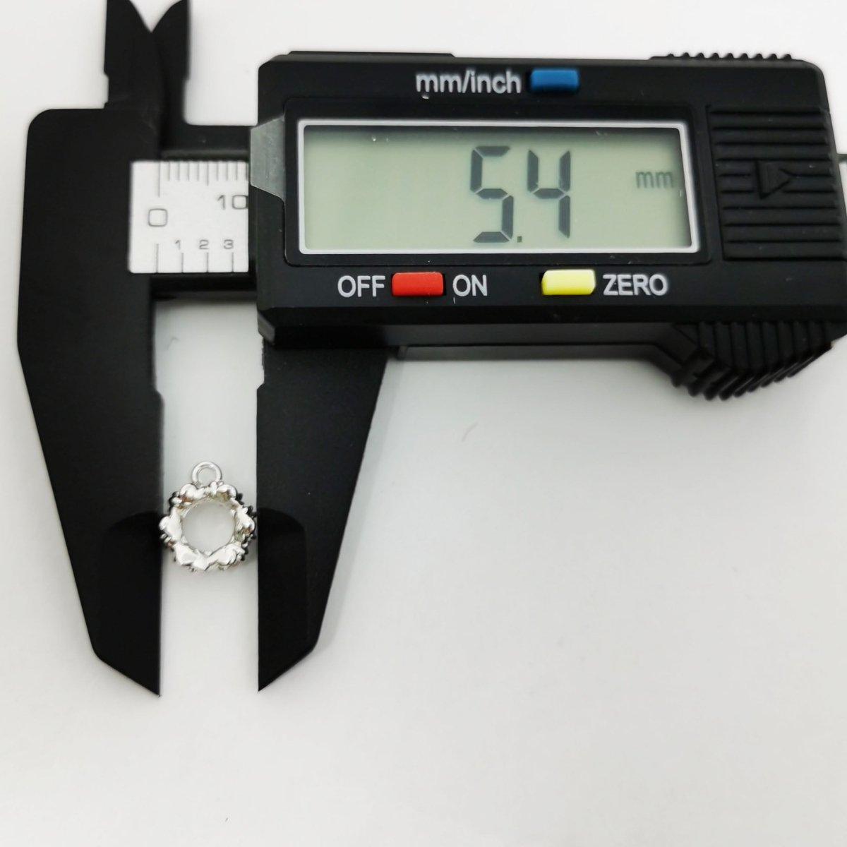 Silver Tiny Rose Flower Gold Filled Beads K-935 - DLUXCA