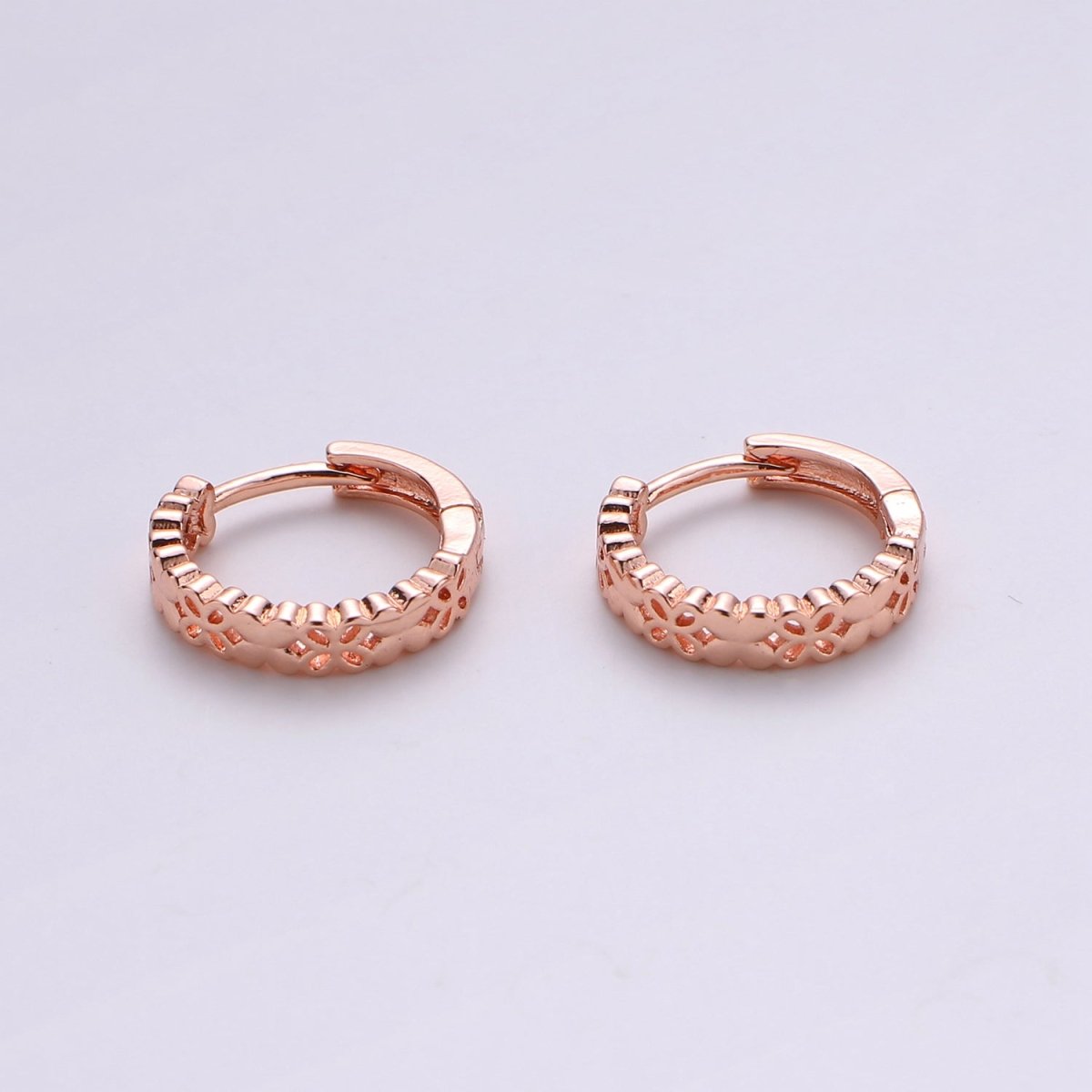 Simple Minimalist Gold Filled Huggies K-662-K-664 - DLUXCA