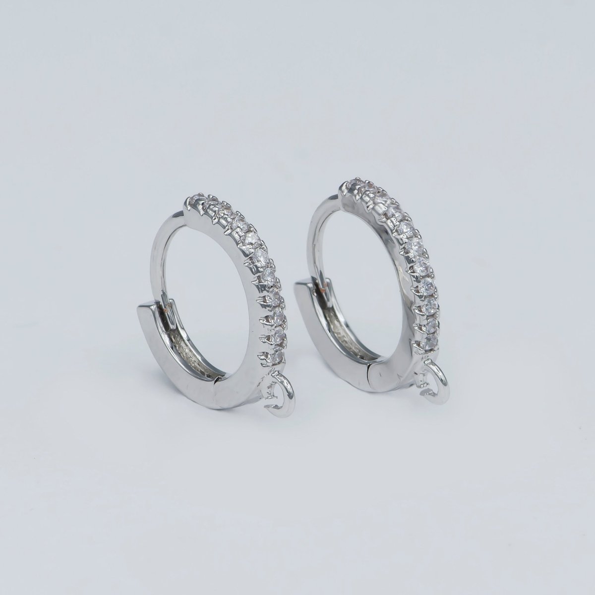 Simple Minimalist Huggies Gold Filled Earring Supplies for DIY Earring K-473, K-578 - DLUXCA