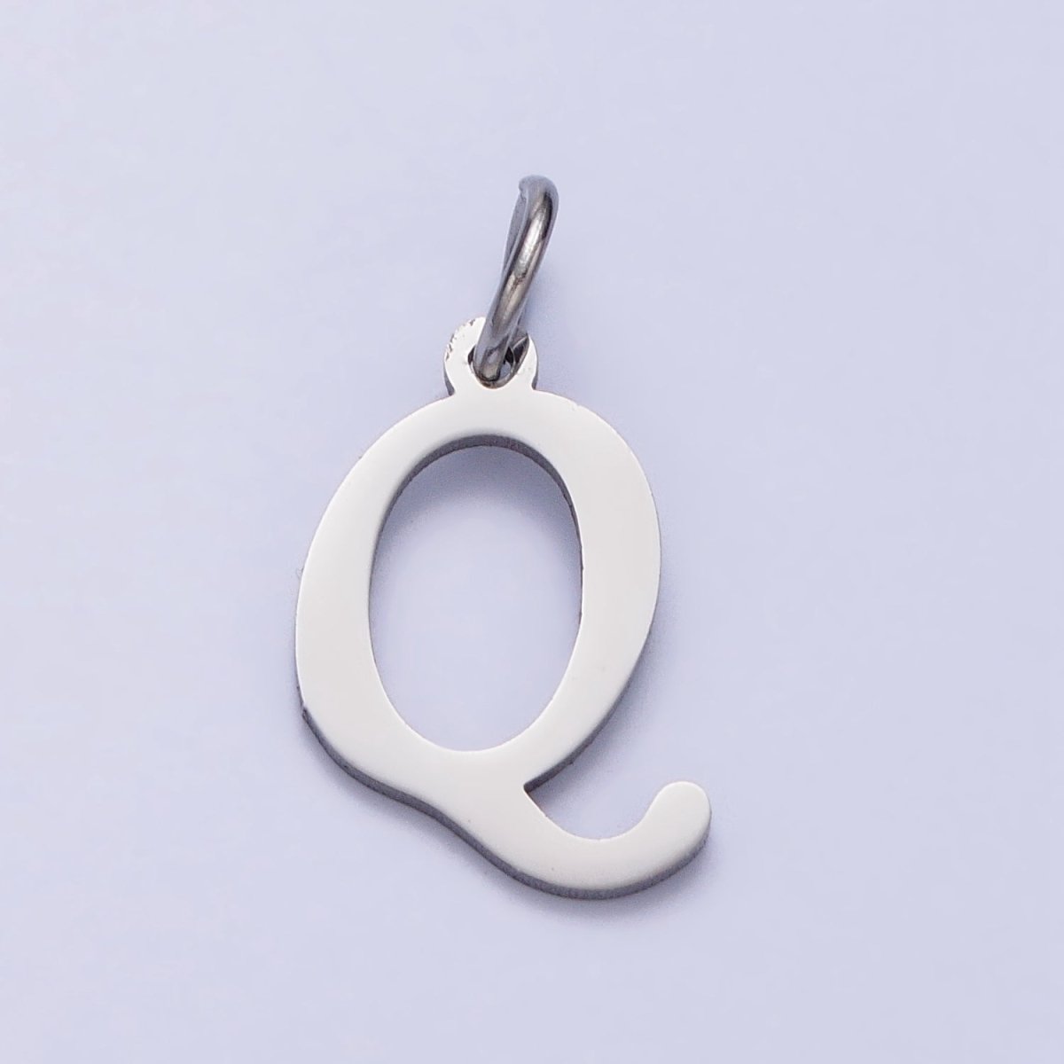 Small Stainless Steel Letter Charms, initial alphabet pendant DIY jewelry letter charms for personalized jewelry making AD227 - AD252 - DLUXCA