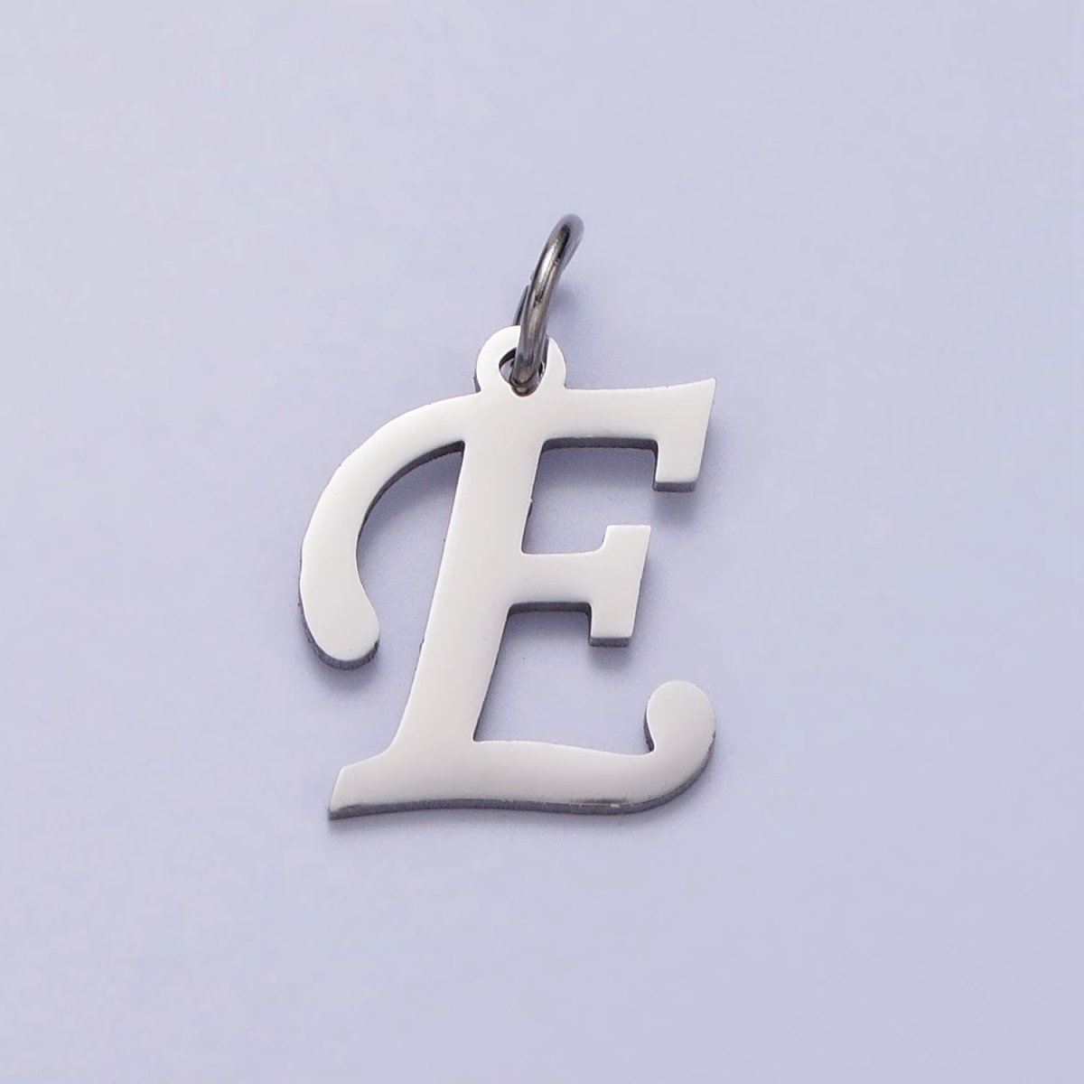 Small Stainless Steel Letter Charms, initial alphabet pendant DIY jewelry letter charms for personalized jewelry making AD227 - AD252 - DLUXCA