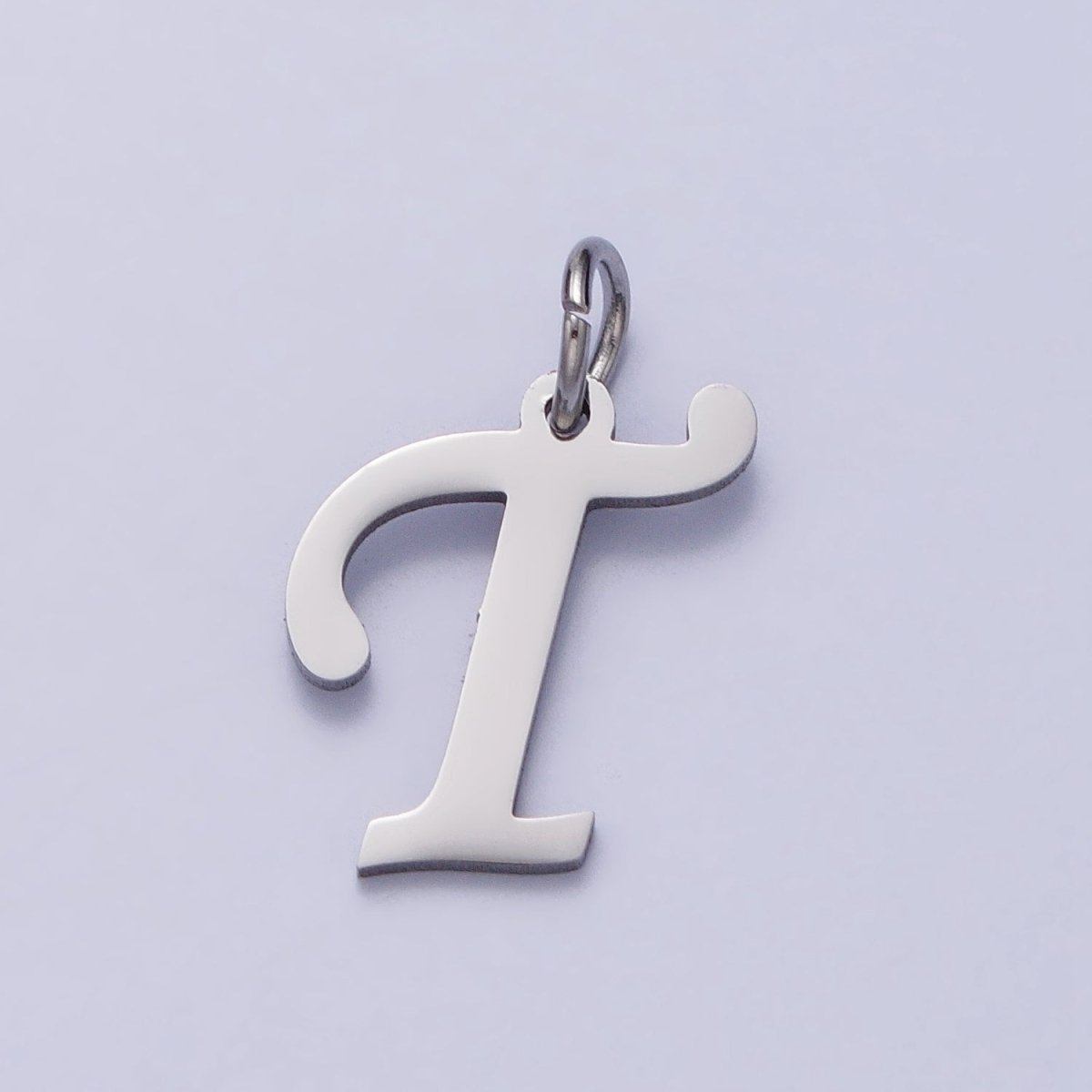 Small Stainless Steel Letter Charms, initial alphabet pendant DIY jewelry letter charms for personalized jewelry making AD227 - AD252 - DLUXCA