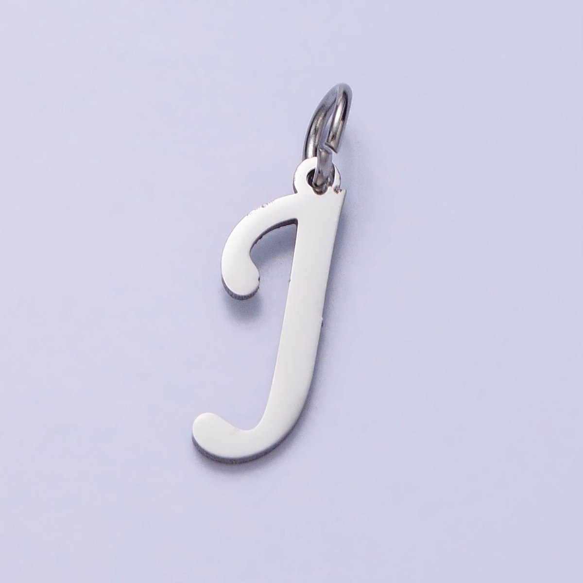 Small Stainless Steel Letter Charms, initial alphabet pendant DIY jewelry letter charms for personalized jewelry making AD227 - AD252 - DLUXCA