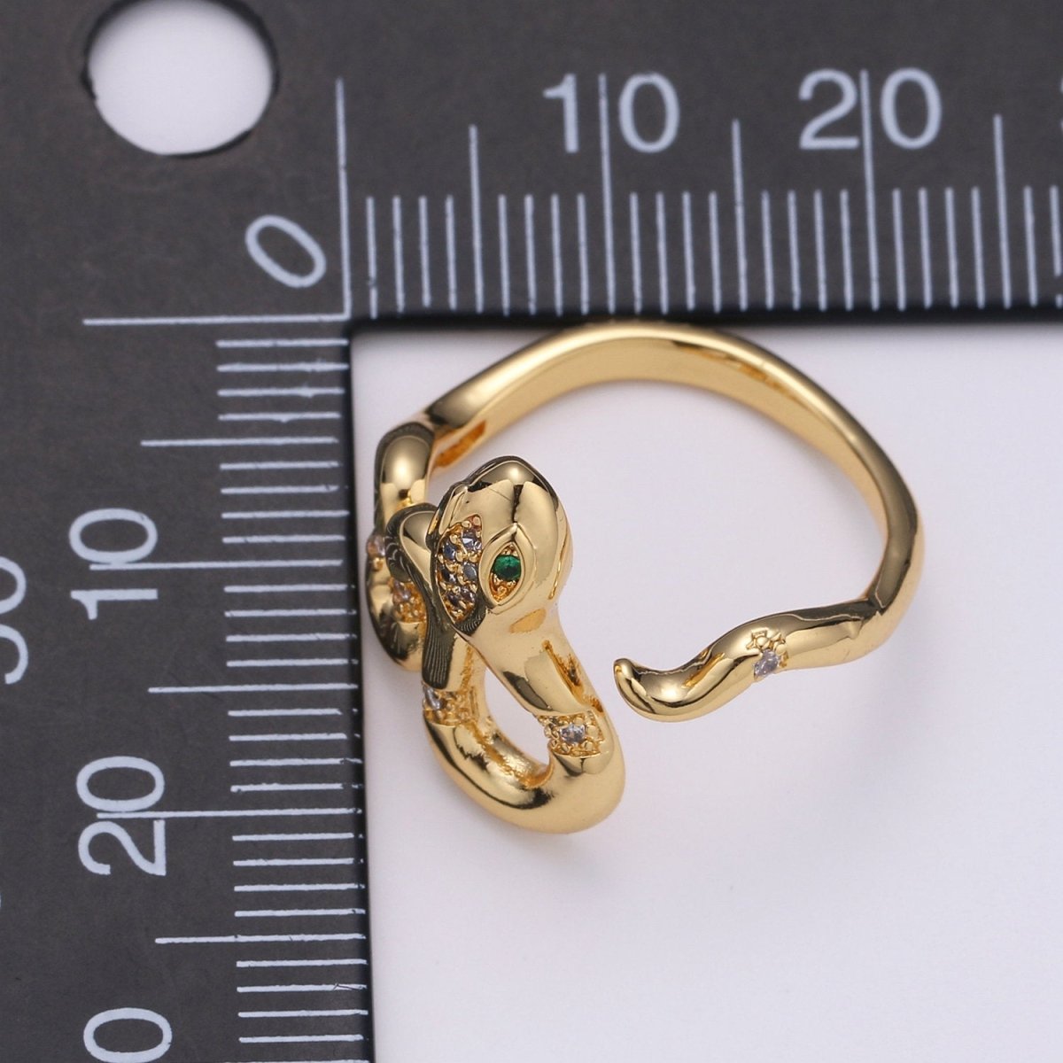 Snake ring, Gold snake ring, serpent ring, Statement ring, Gold Snake Ring, Gold ring, Dainty ring, Stackable ring, minimalist ring R-031 - DLUXCA