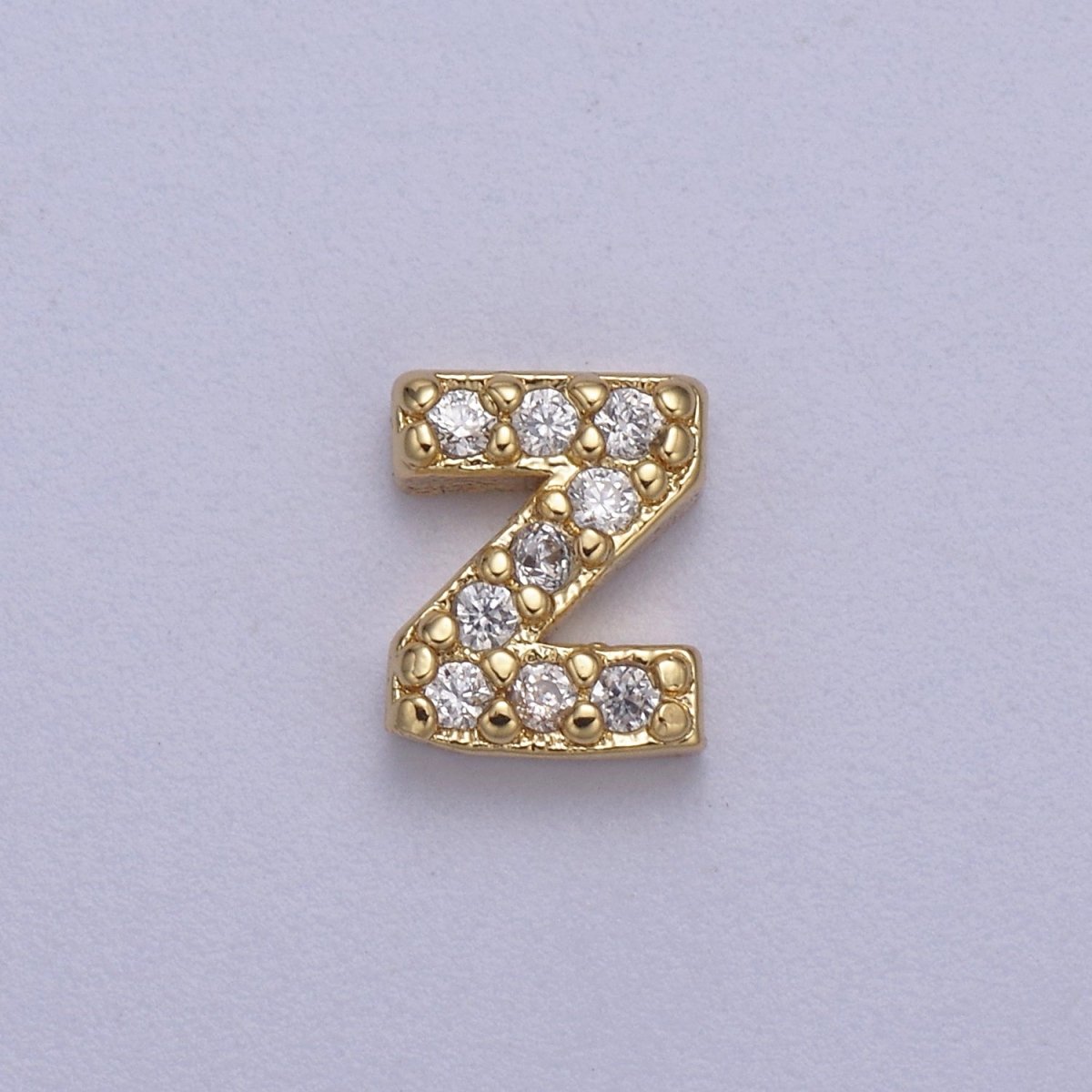 Special New Collection 14K Gold Filled Initial Beads For Personalized Locket Jewelry Making W-122 - W-147 N-580 N-581 - DLUXCA