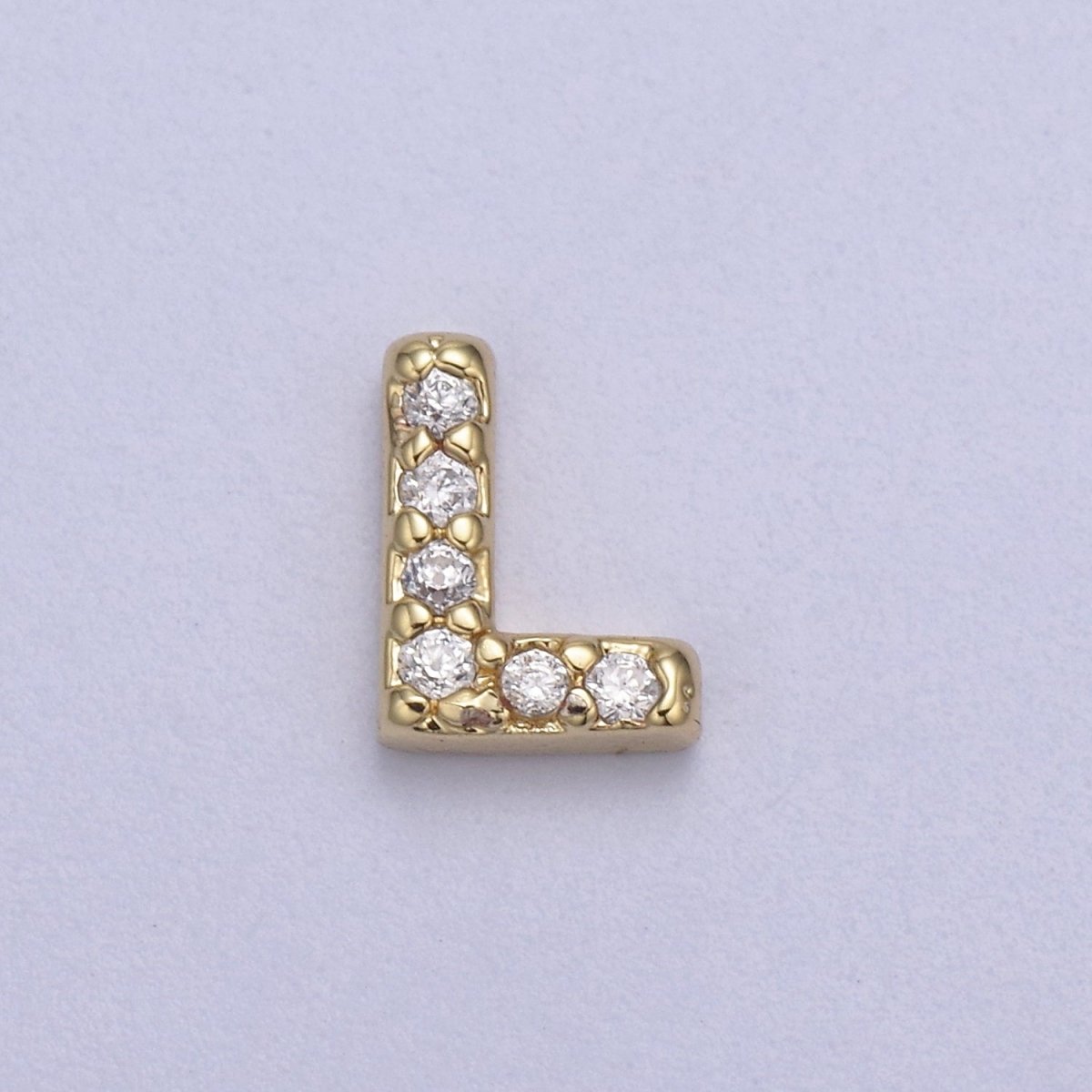 Special New Collection 14K Gold Filled Initial Beads For Personalized Locket Jewelry Making W-122 - W-147 N-580 N-581 - DLUXCA