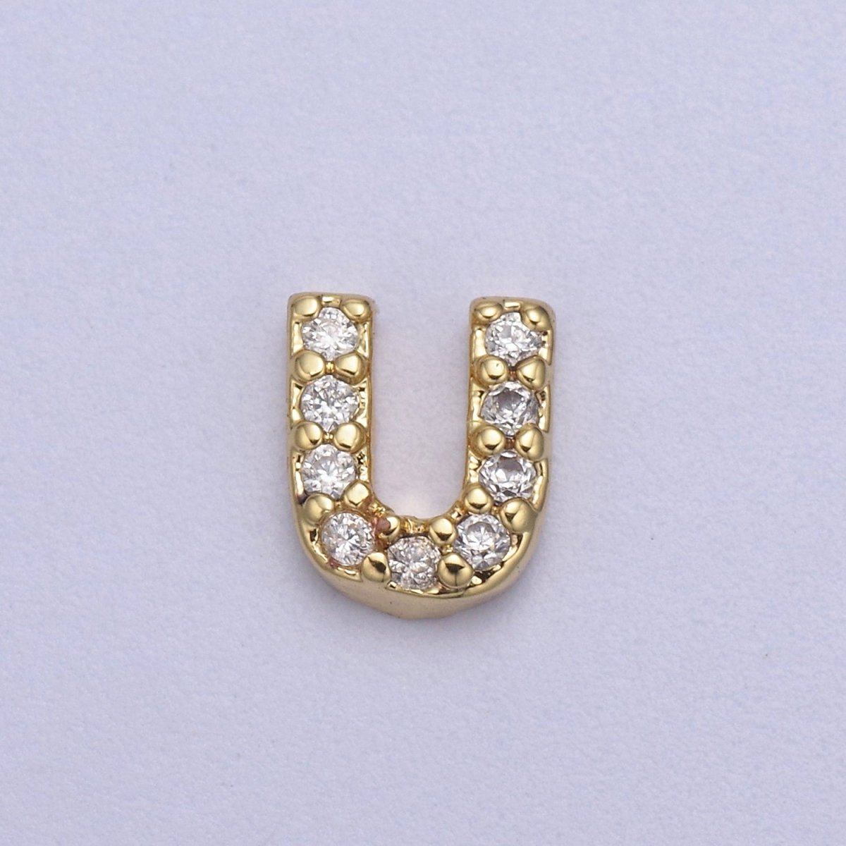 Special New Collection 14K Gold Filled Initial Beads For Personalized Locket Jewelry Making W-122 - W-147 N-580 N-581 - DLUXCA