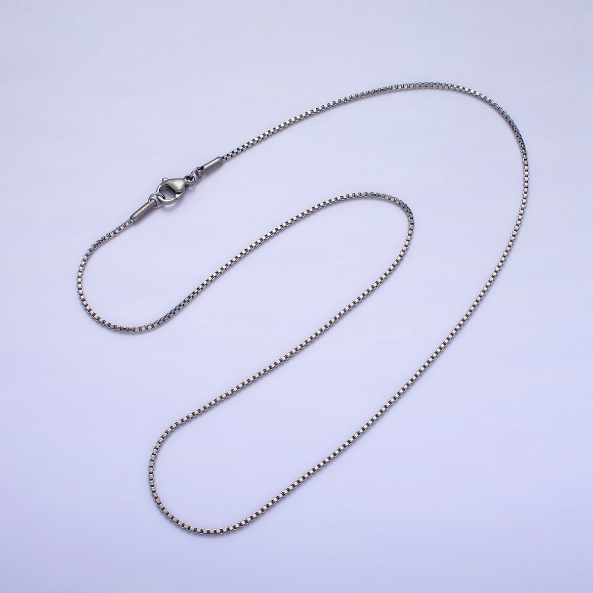 Stainless Steel 1.2mm Dainty 18 Inch Layering Chain Necklace in Gold & Silver | WA-1698 WA-1699 Clearance Pricing - DLUXCA