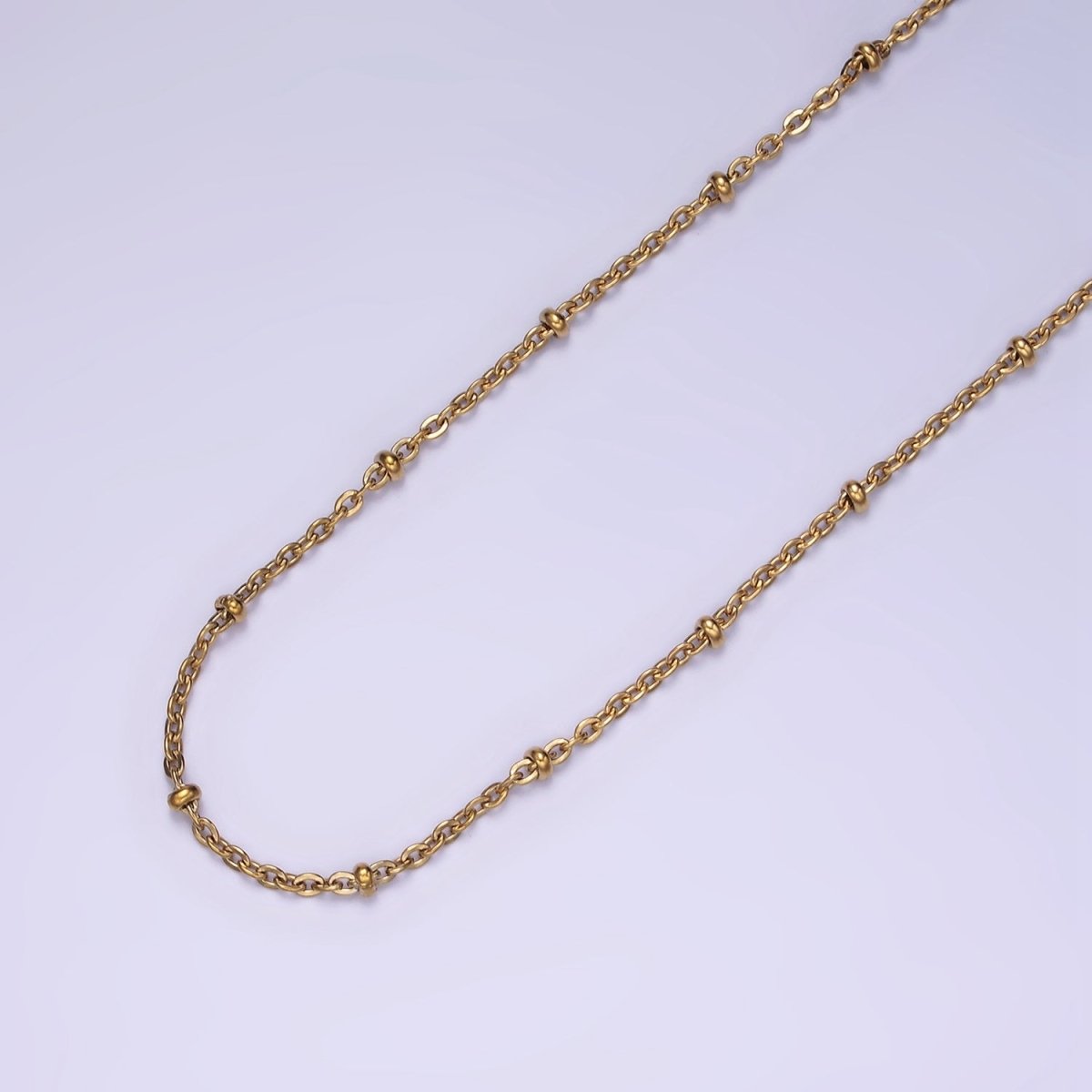 Stainless Steel 1.5mm Satellite Cable Unfinished Chain by Yard | ROLL-1507 - DLUXCA