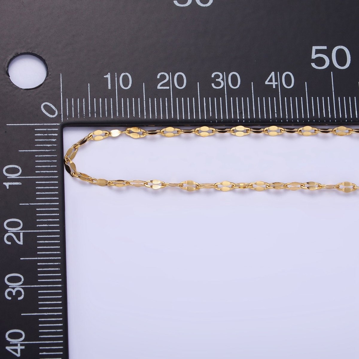 Stainless Steel 1.7mm Anchor Link Chain 18 Inch Necklace in Gold &Silver | WA-2478 WA-2489 - DLUXCA