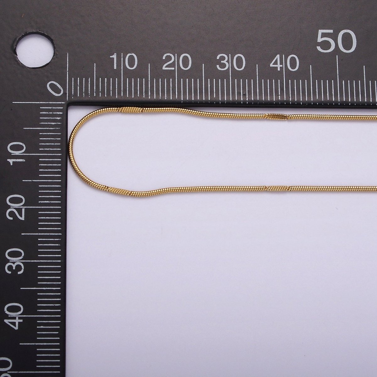 Stainless Steel 1mm Snake Cocoon Chain 18 Inch Necklace | WA-2371 - DLUXCA