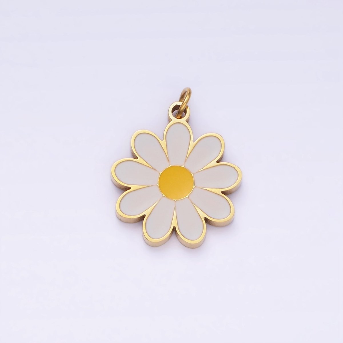 ★daisy★♡14kgf 14K Gold Zircon Daisy Pendant Necklace