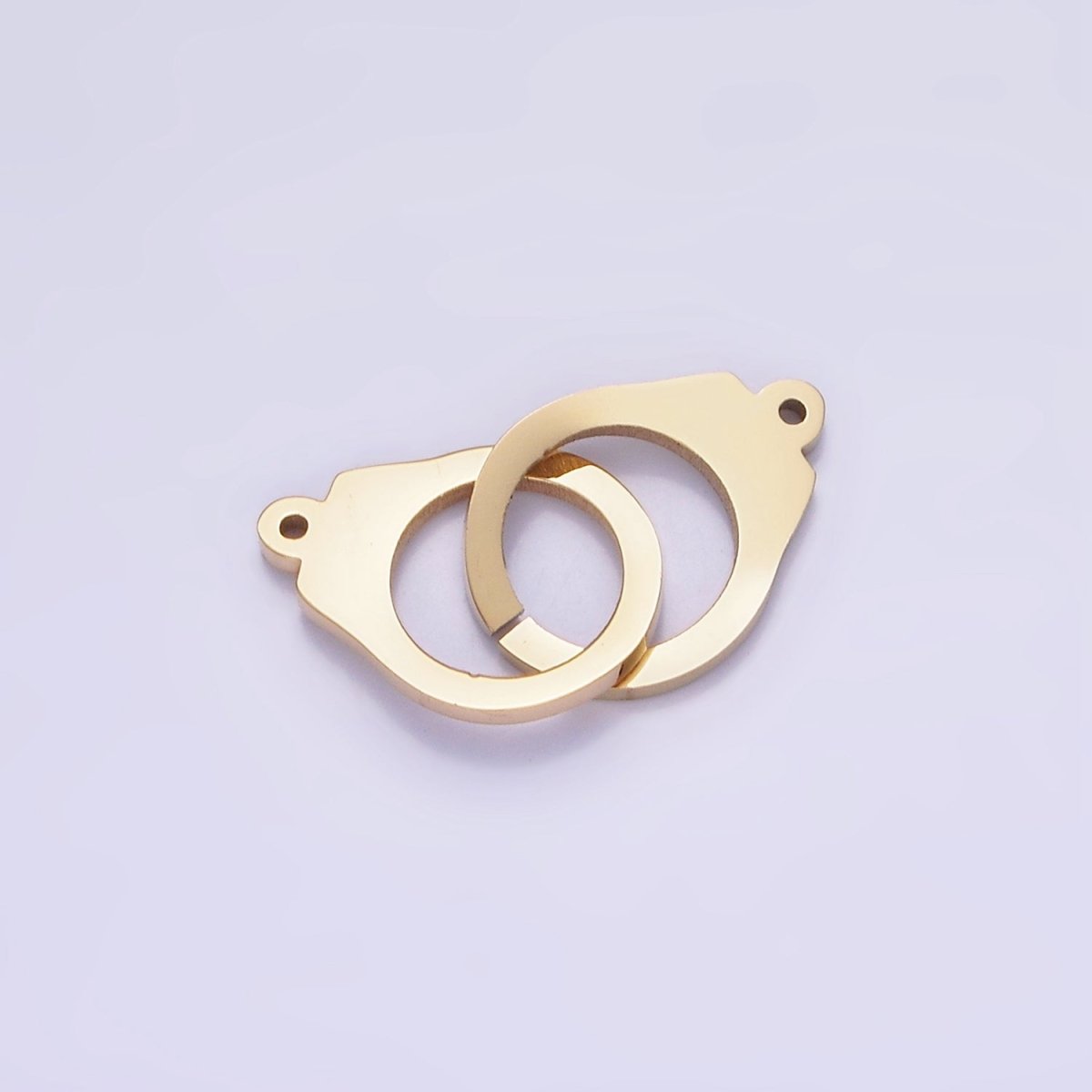 Stainless Steel 20mm Hand Cuff Minimalist Connector | Z688 - DLUXCA