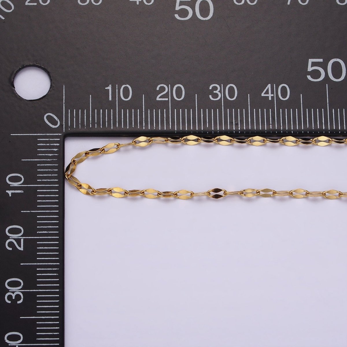 Stainless Steel 2mm Mariner Anchor 18 Inch Necklace | WA-2348 Clearance Pricing - DLUXCA