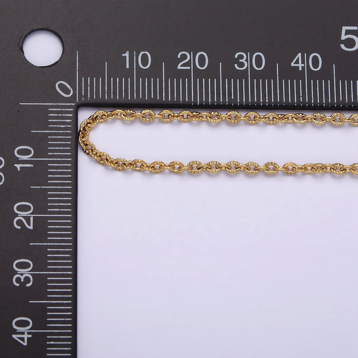 Stainless Steel 2mm Sunburst Cable 18 Inch Layering Chain Necklace in Gold & Silver | WA-1994 WA-2107 Clearance Pricing - DLUXCA