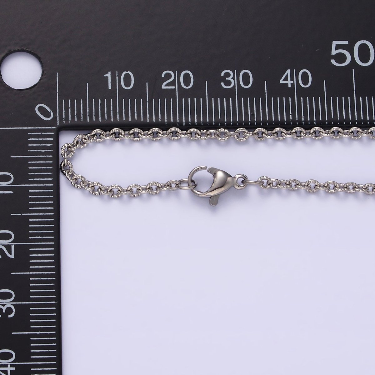 Stainless Steel 2mm Sunburst Cable 18 Inch Layering Chain Necklace in Gold & Silver | WA-1994 WA-2107 Clearance Pricing - DLUXCA