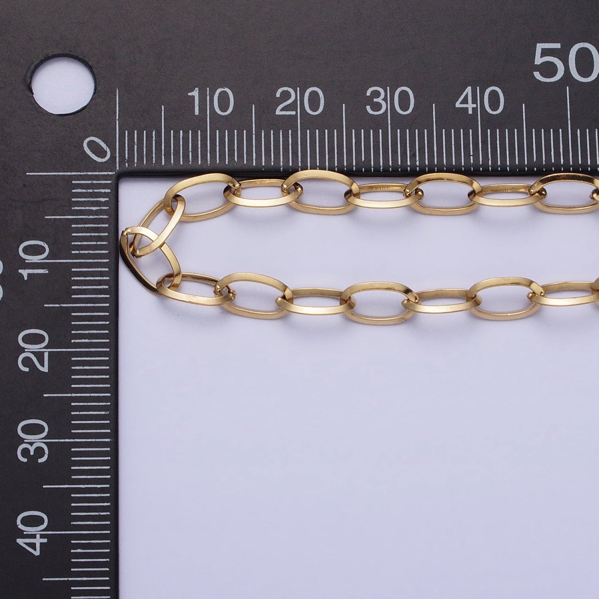 Stainless Steel 5mm Cable Tarnish-Free Unfinished by Chain in Gold & Silver | ROLL-1356 ROLL-1357 Clearance Pricing - DLUXCA