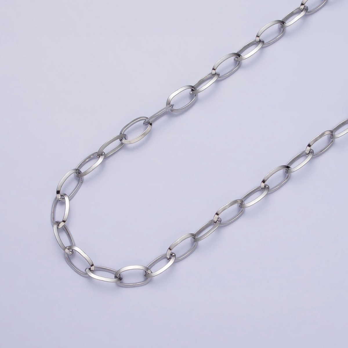 Stainless Steel 5mm Cable Tarnish-Free Unfinished by Chain in Gold & Silver | ROLL-1356 ROLL-1357 Clearance Pricing - DLUXCA