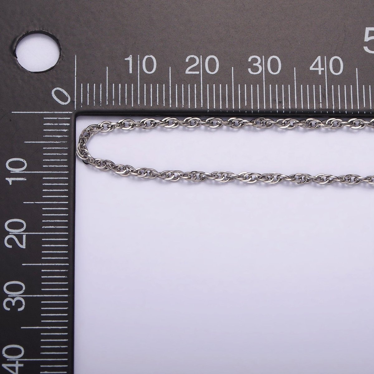 Stainless Steel Espiga Wheat Chain - Beautifully Unique - Double Cable Chain Necklace 23.6 inch | WA-2363 WA-2406 - DLUXCA