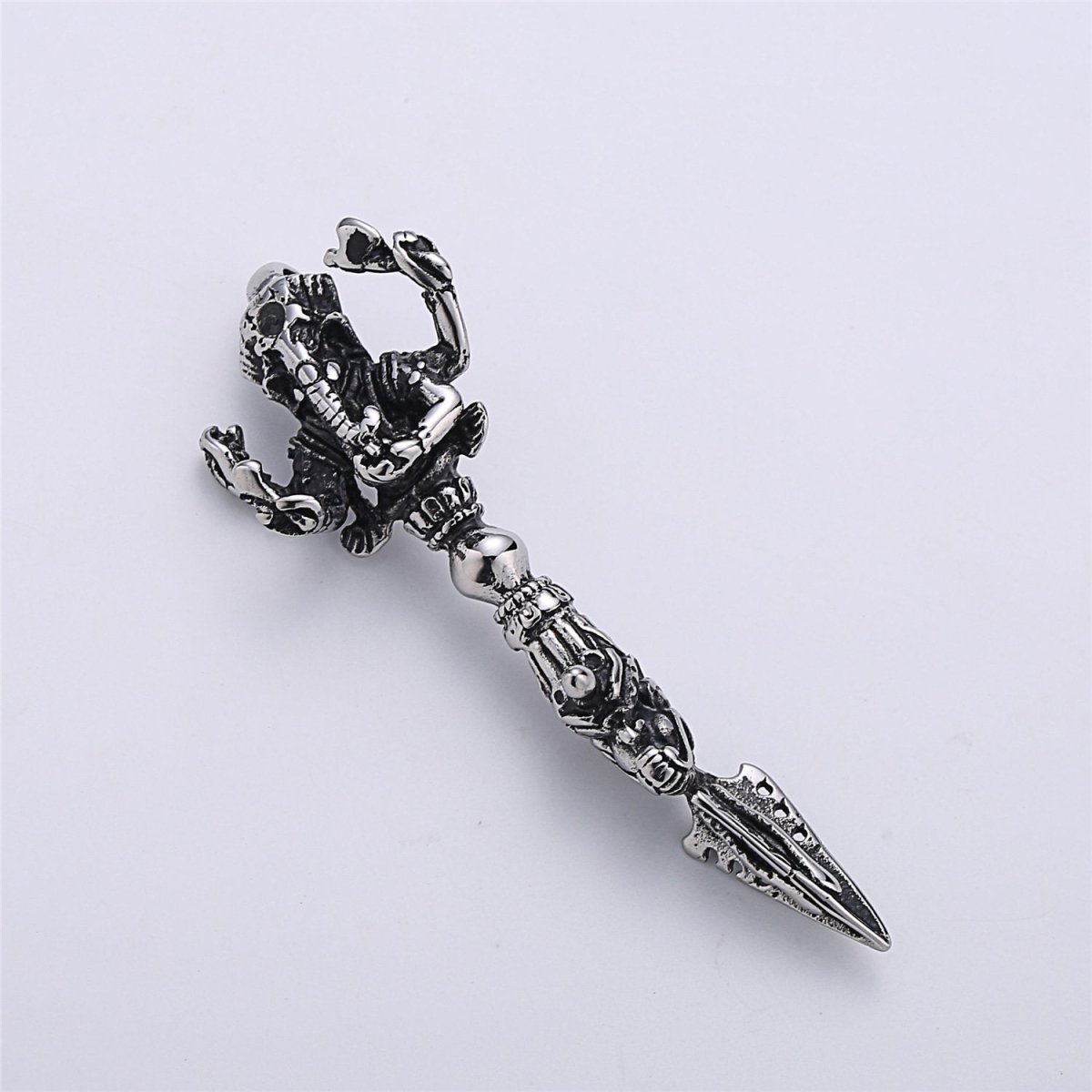 Stainless Steel Ganesha Charm India Buddhism Pendant Necklace for Men jewelry Making supply E-665 - DLUXCA