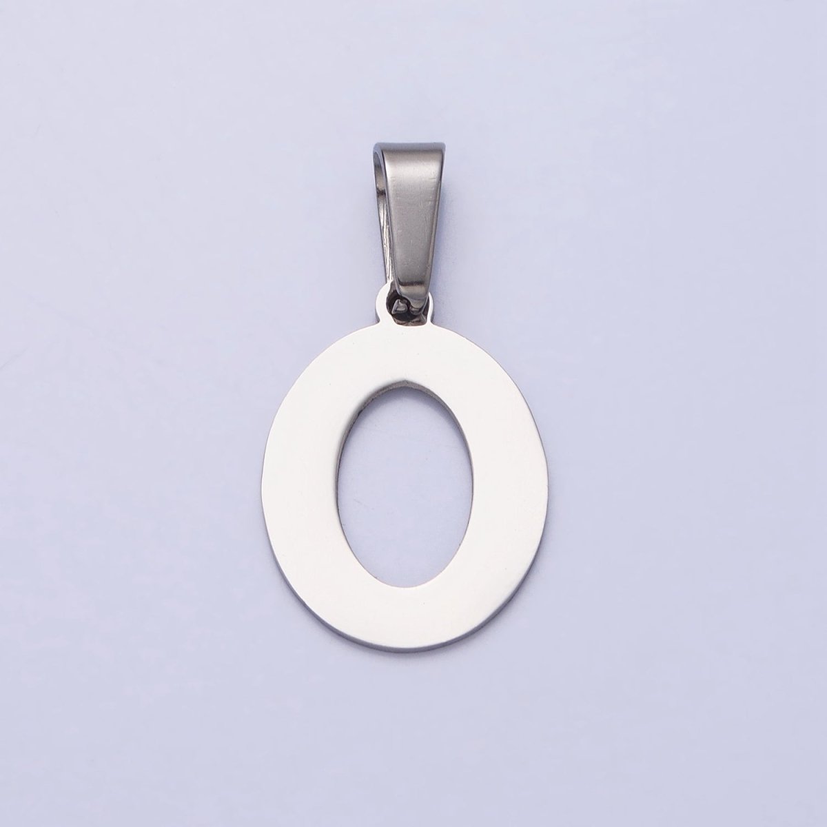 Stainless Steel Letter Charms, initial alphabet pendant DIY jewelry letter charms for personalized jewelry making AD175 - AD200 - DLUXCA