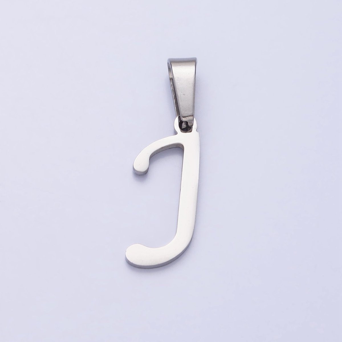 Stainless Steel Letter Charms, initial alphabet pendant DIY jewelry letter charms for personalized jewelry making AD175 - AD200 - DLUXCA