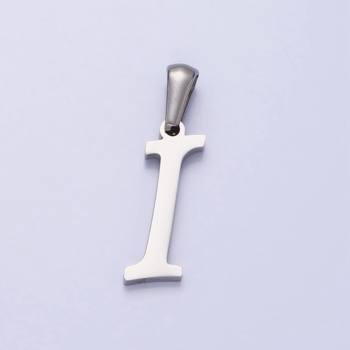 Stainless Steel Letter Charms, initial alphabet pendant DIY jewelry letter charms for personalized jewelry making AD175 - AD200 - DLUXCA
