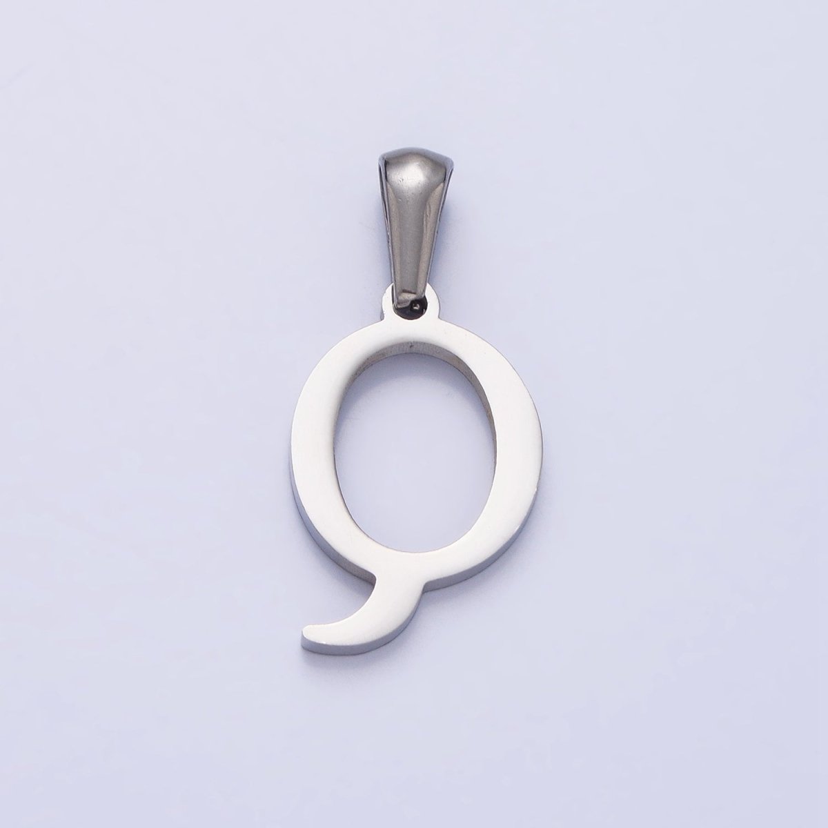 Stainless Steel Letter Charms, initial alphabet pendant DIY jewelry letter charms for personalized jewelry making AD175 - AD200 - DLUXCA