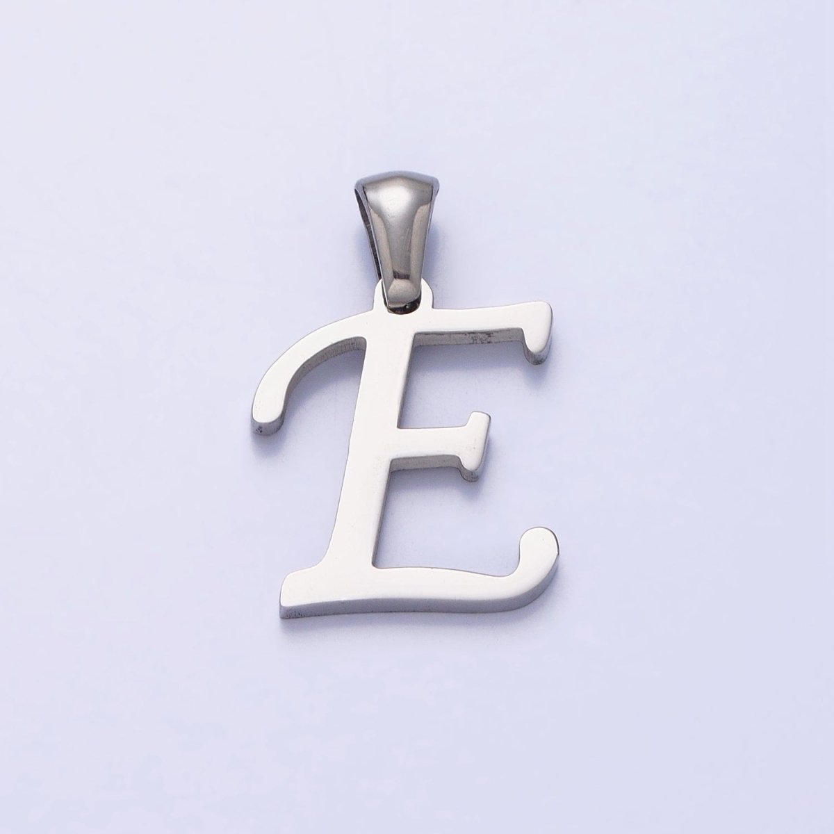 Stainless Steel Letter Charms, initial alphabet pendant DIY jewelry letter charms for personalized jewelry making AD175 - AD200 - DLUXCA