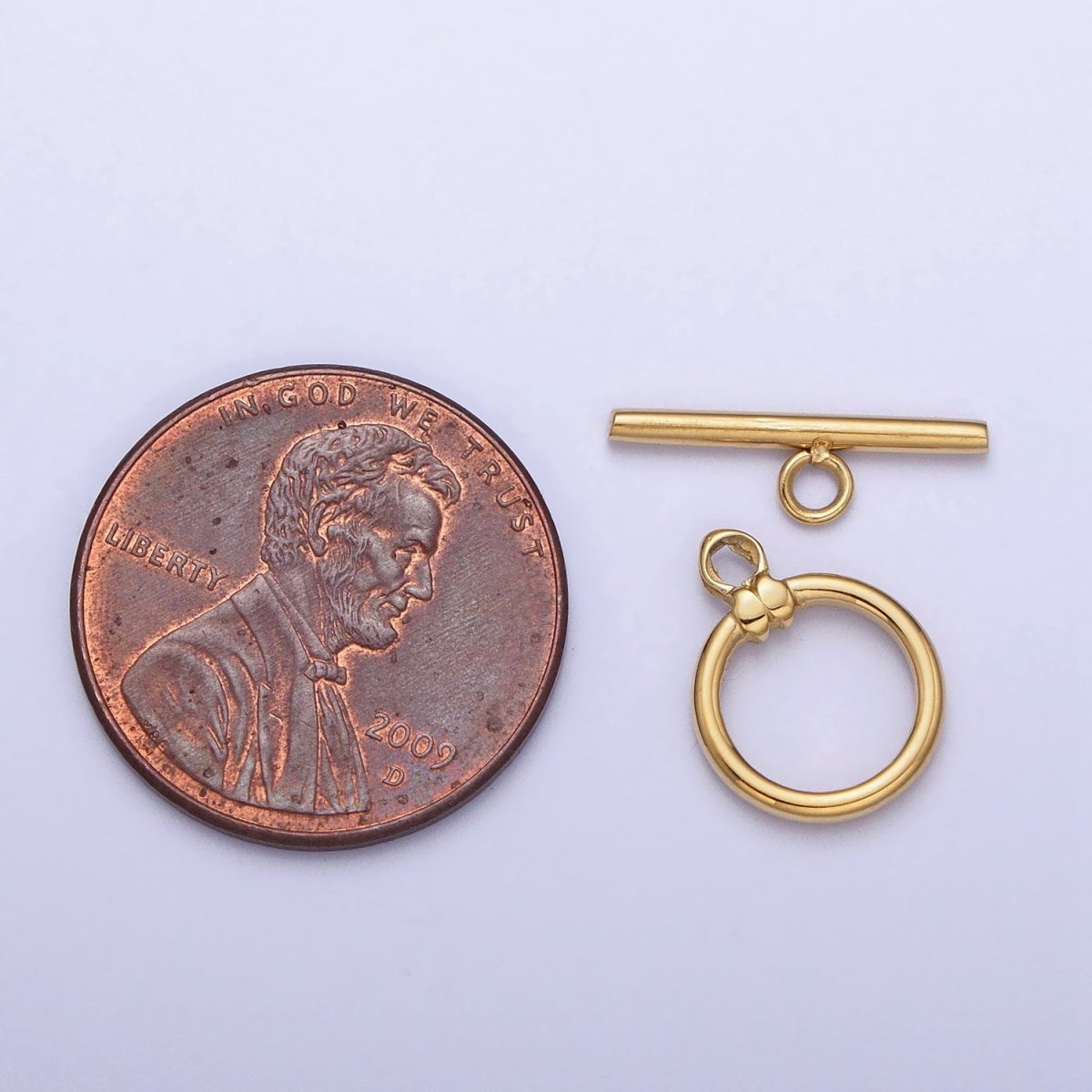 Stainless Steel OT Toggle Clasps Closure Jewelry Supply | Z-356 Z-357 - DLUXCA