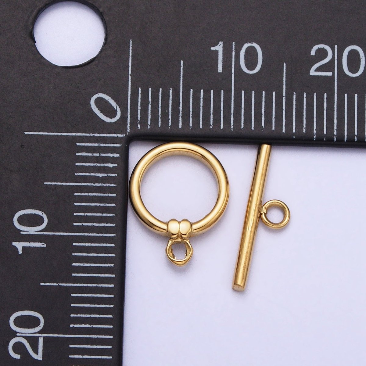 Stainless Steel OT Toggle Clasps Closure Jewelry Supply | Z-356 Z-357 - DLUXCA